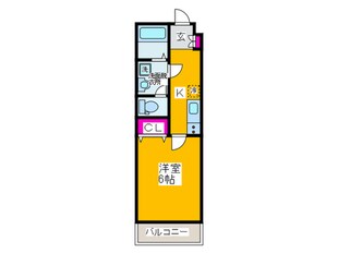 ノイヴェル小若江の物件間取画像